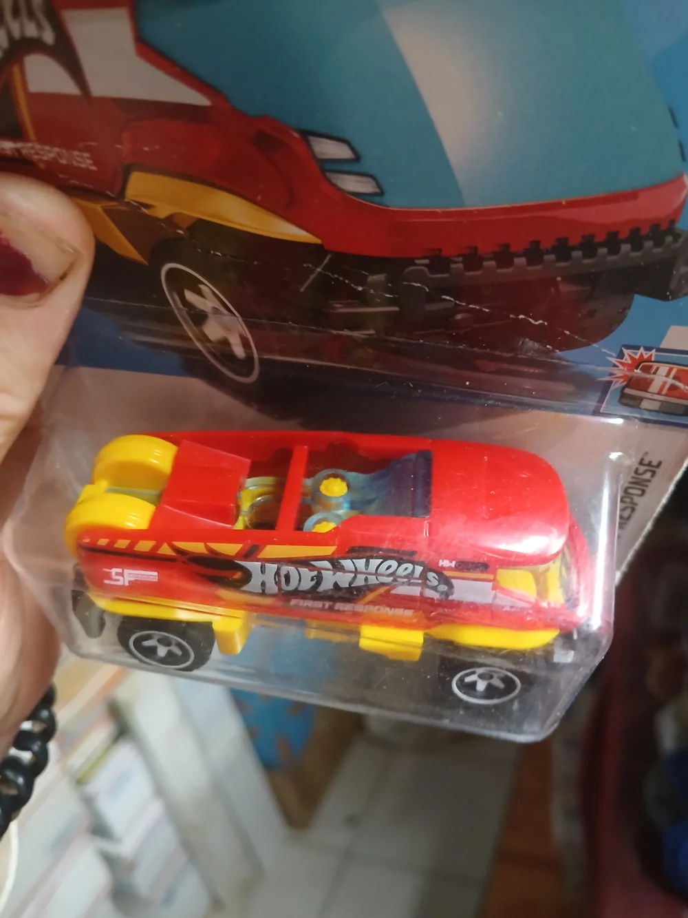 the Hot Wheels Baja Bison T5 from the 2024 HW First Response series (6/10, numbe